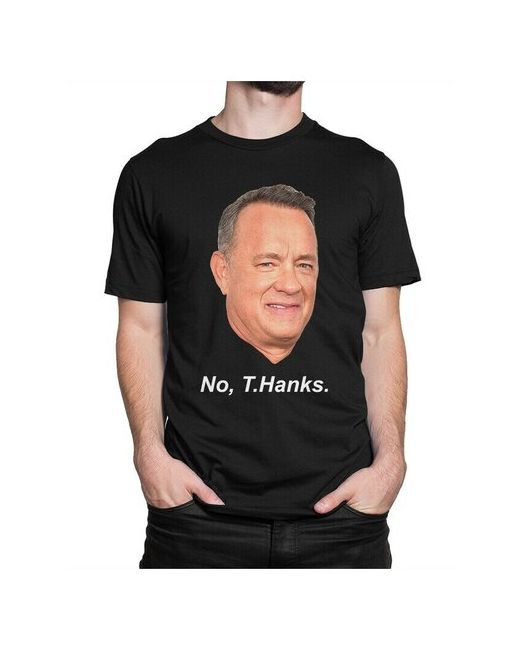Dream Shirts Футболка Том Хэнкс No T. Hanks черная XS