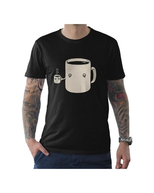 Dream Shirts Футболка Чашка Кофе черная S