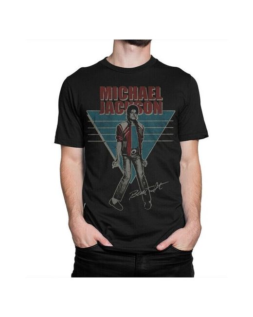 Dream Shirts Футболка DreamShirts Майкл Джексон черная M