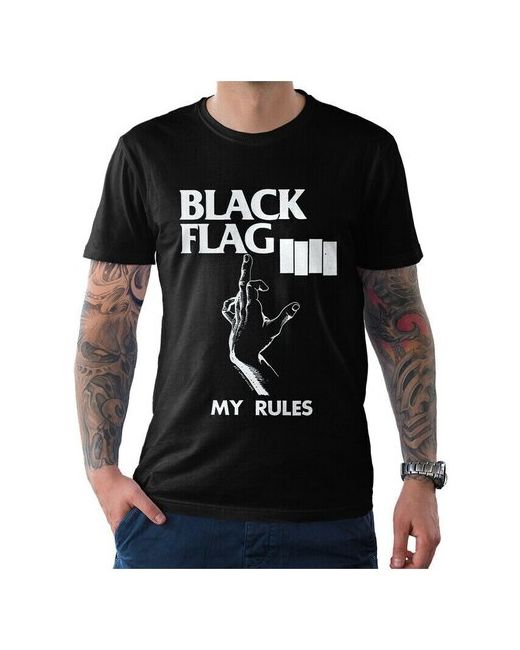 Dream Shirts Футболка DreamShirts Black Flag черная M