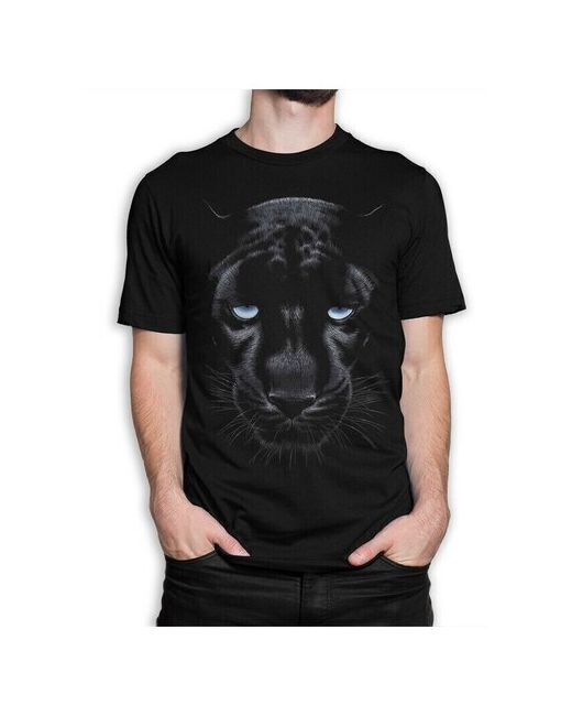 Dream Shirts Футболка DreamShirts Черная пантера черная 3XL