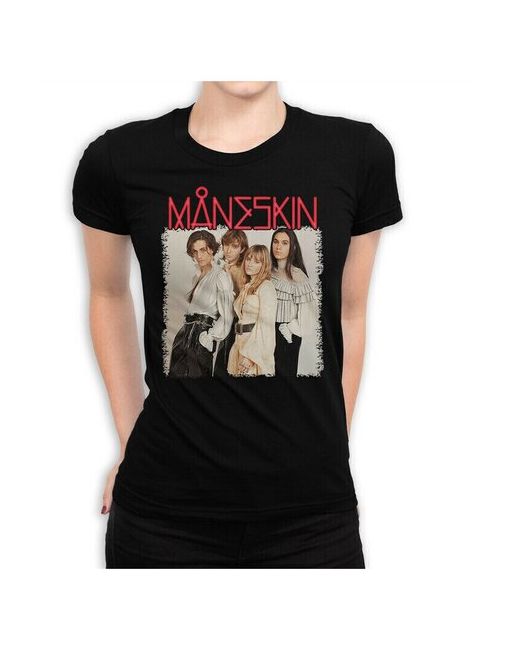 Dream Shirts Футболка DreamShirts группа Maneskin черная L