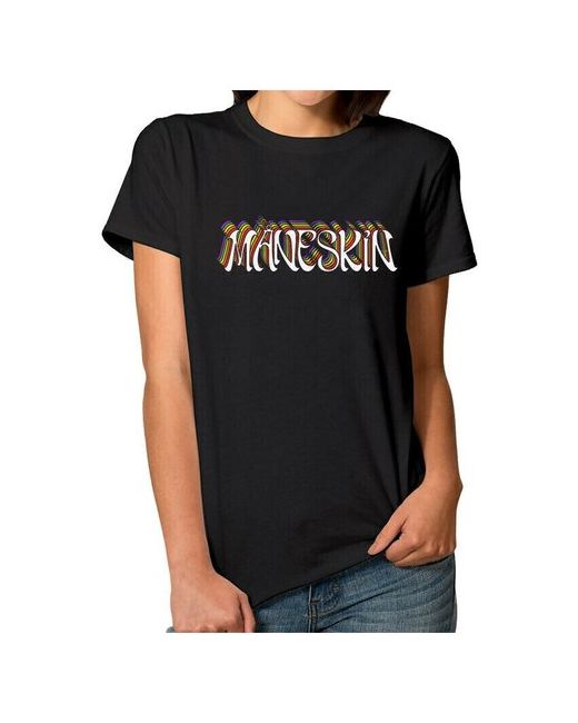 Dream Shirts Футболка DreamShirts Maneskin черная XS