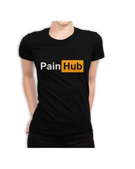 Dream Shirts Футболка DreamShirts Pain Hub черная M