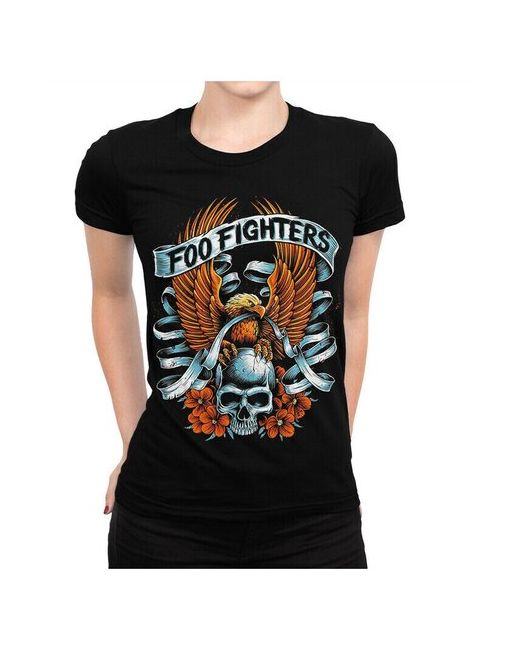 Dream Shirts Футболка DreamShirts Foo Fighters черная 2XL