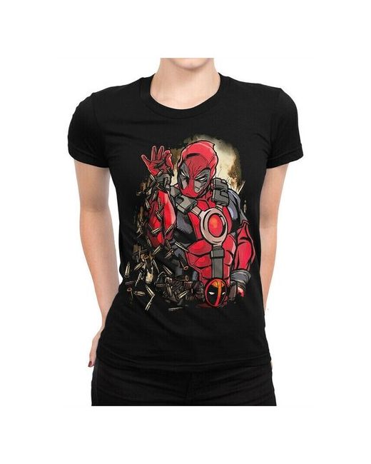 Dream Shirts Футболка DreamShirts Супергерой черная 2XL