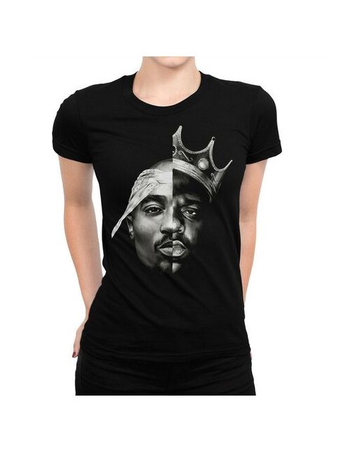 Dream Shirts Футболка 2Pac and Notorious B. I. G. Рэп Легенды S