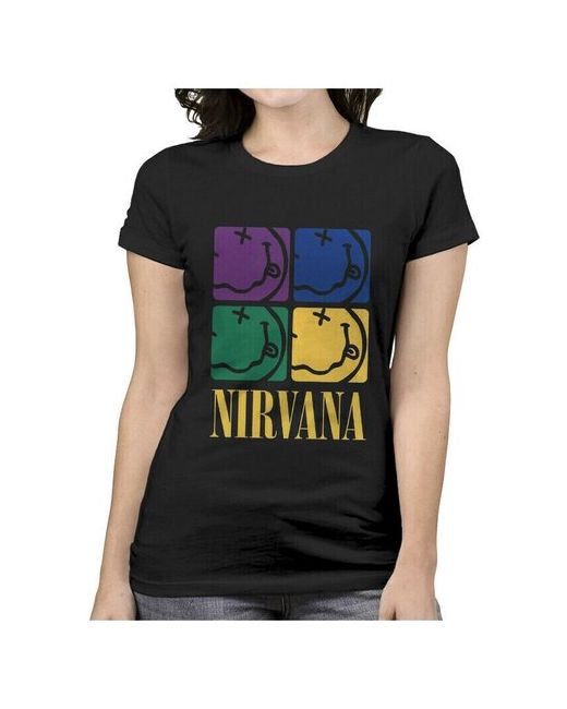 Dream Shirts Футболка DreamShirts Nirvana черная XS