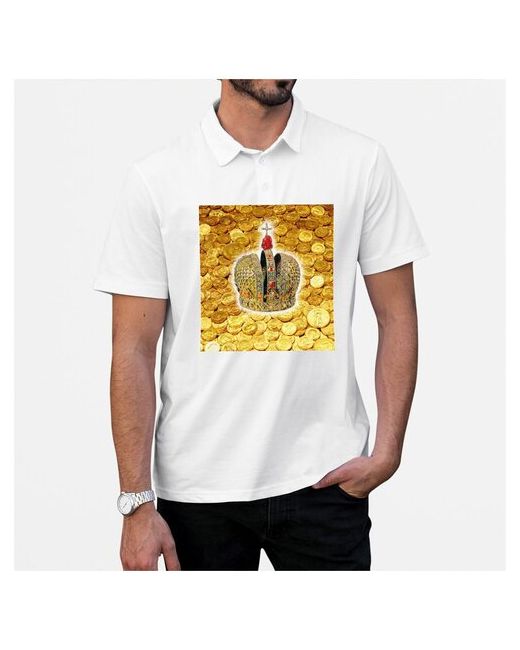 CoolPodarok Рубашка поло Золото и корона