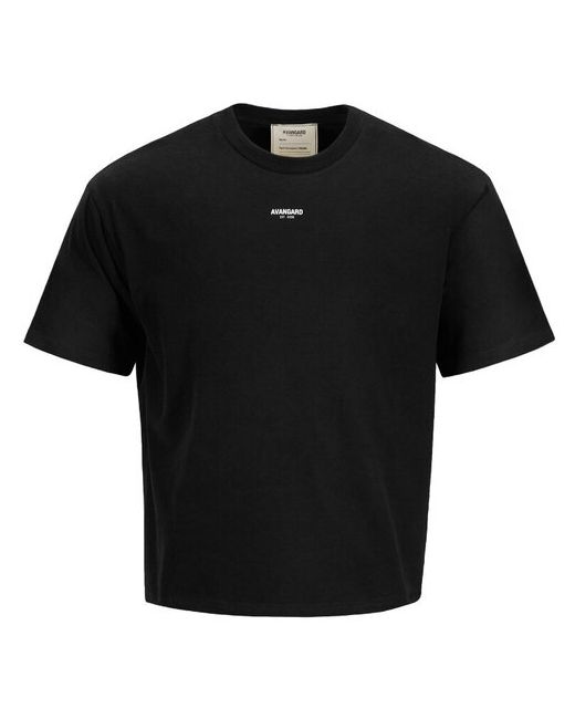 Avangard Streetwear Футболка ASRM черная/Спортивные футболки/Футболка Черная футболка/Футболки с надписями/Футболки рукавами