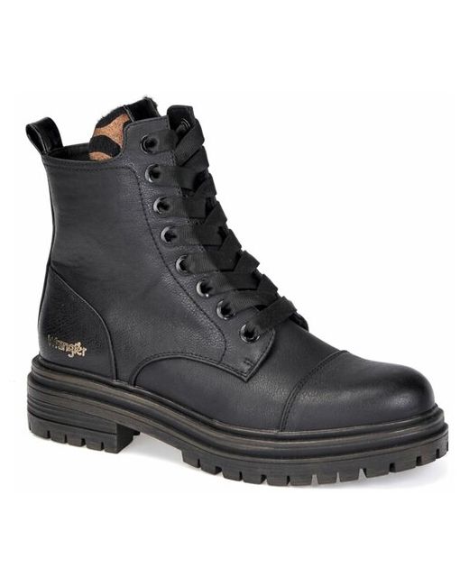 Wrangler Ботинки Courtney Safari Boot Fur S Wl02637-062 кожаные черные 40