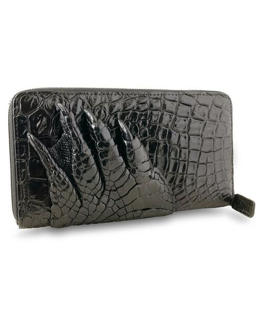 Exotic Leather клатч из натуральной крокодиловой кожи с лапой