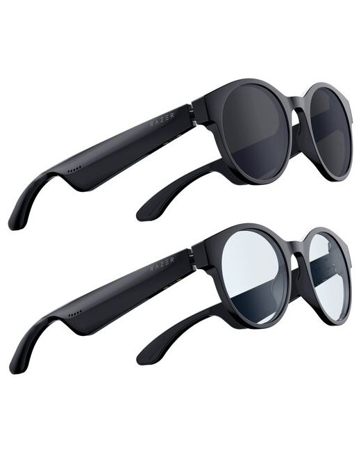 Razer Очки с гарнитурой Anzu Smart Glasses Round Blue Light Sunglass L