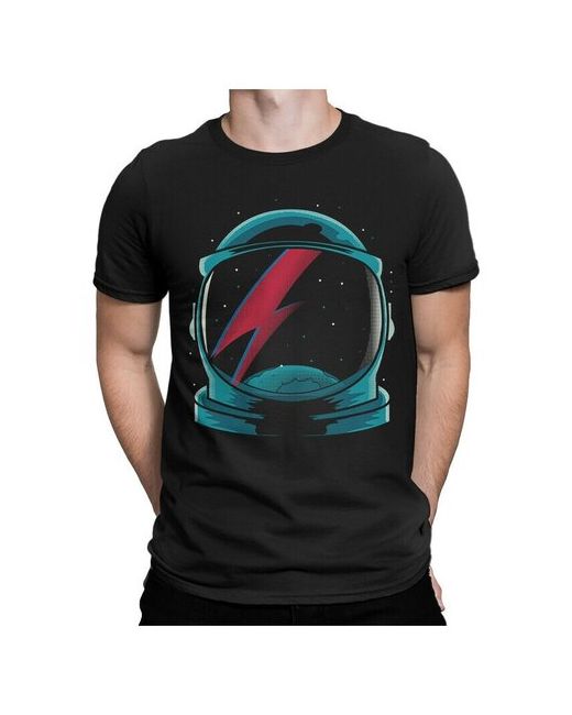 Dream Shirts Футболка DreamShirts Космический Боуи Черная 2XL