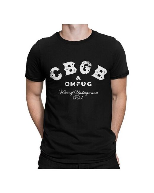 Dream Shirts Футболка DreamShirts CBGB Андерграунд Рок Клуб Черная S