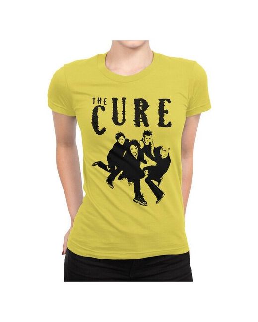 Dream Shirts Футболка DreamShirts The Cure Желтая XL