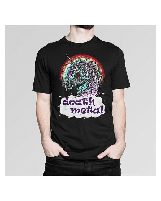 Dream Shirts Футболка DreamShirts Единорог-зомби черная M