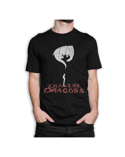 Dream Shirts Футболка DreamShirts Imagine Dragons черная 3XL