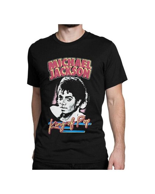 Dream Shirts Футболка DreamShirts Майкл Джексон черная XS