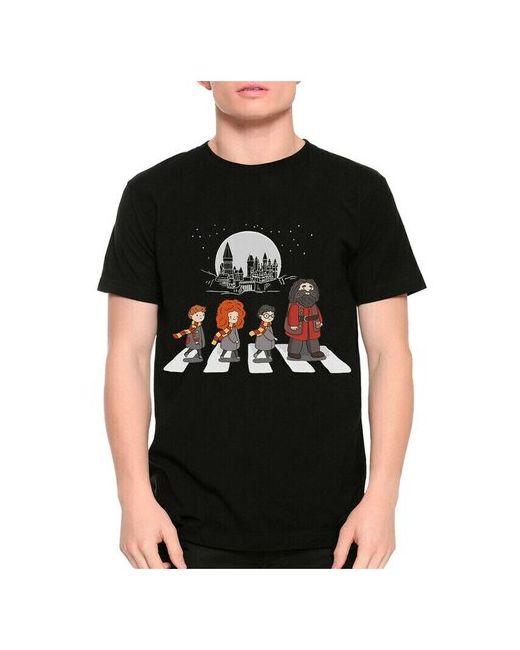 Dream Shirts Футболка DreamShirts Волшебники в стиле The Beatles черная XL