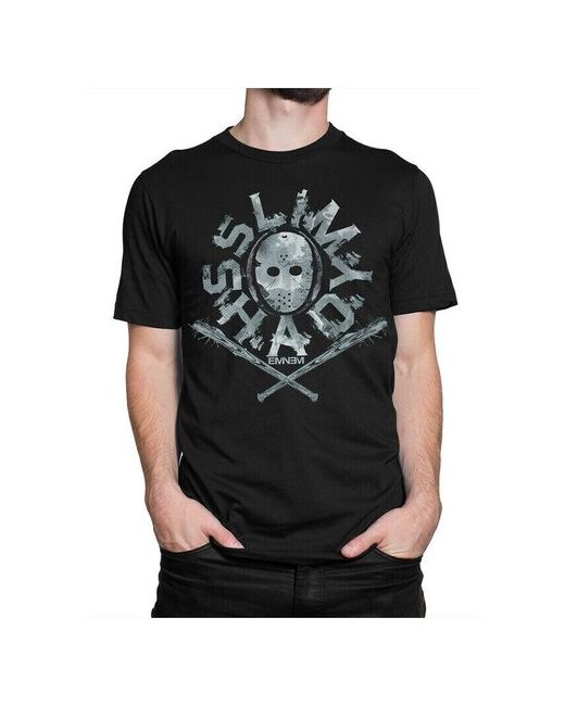 Dream Shirts Футболка DreamShirts Эминем Eminem черная 3XL