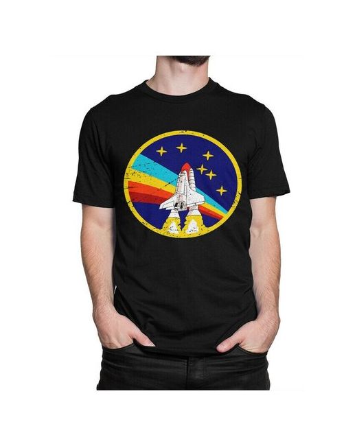 Dream Shirts Футболка DreamShirts NASA черная M