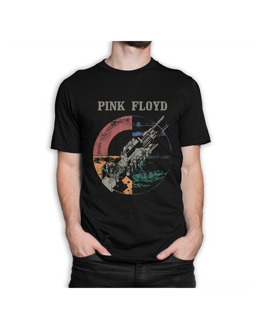 Dream Shirts Футболка Pink Floyd Wish You Were Here L Черная