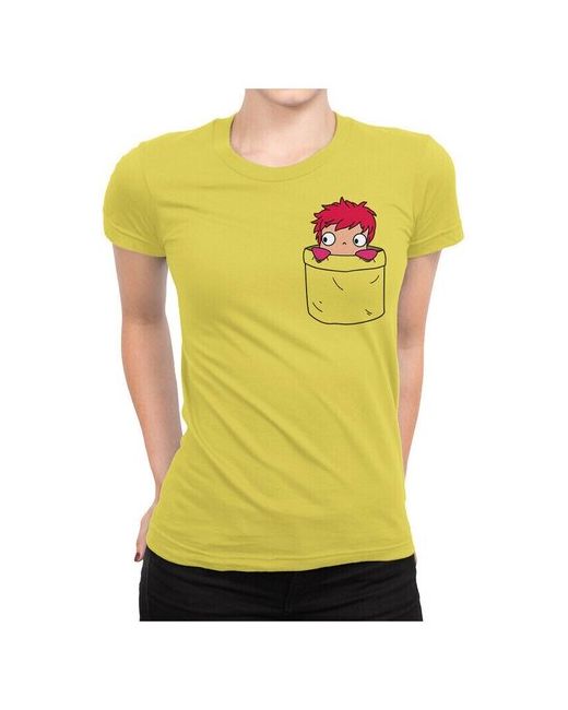 Dream Shirts Футболка DreamShirts Поньо в кармашке желтая XL