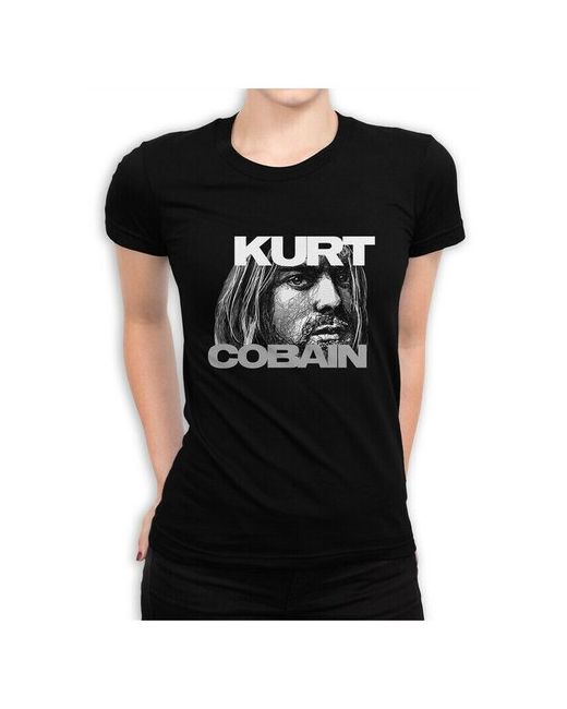 Dream Shirts Футболка DreamShirts Курт Кобейн черная XS