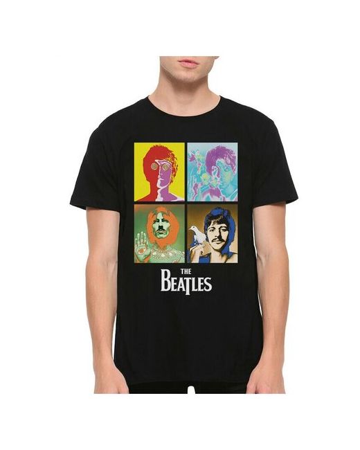 Dream Shirts Футболка DreamShirts The Beatles Черная 2XL