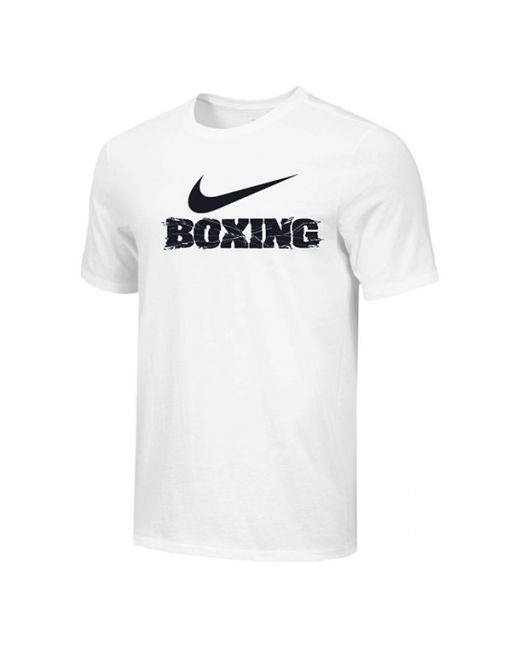 Nike Футболка COTTON DRI-FIT BOXING White L