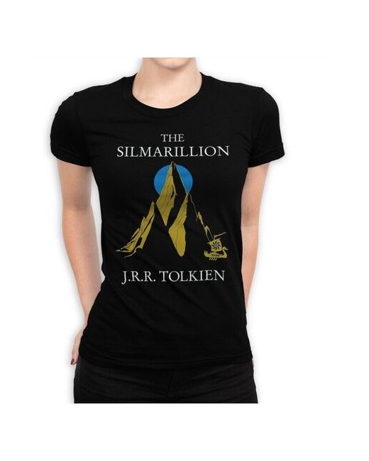 Dream Shirts Футболка Джон Толкин Сильмариллион черная S