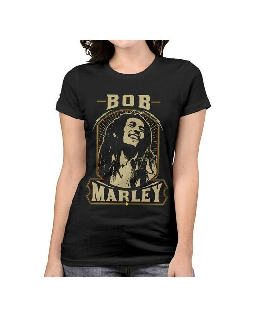 Dream Shirts Футболка Боб Марли черная XL