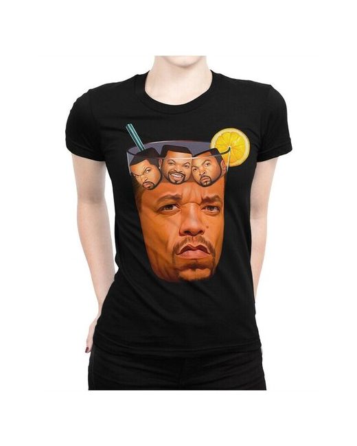 Dream Shirts Футболка Ice Cube with T черная XL