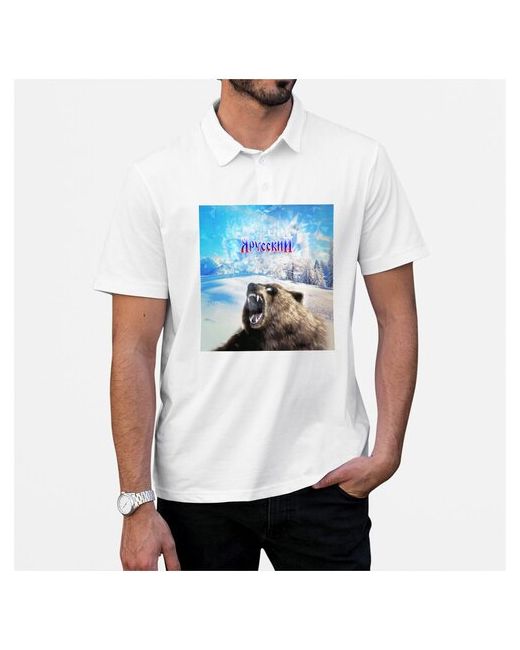 CoolPodarok Рубашка поло Ярусский медведь