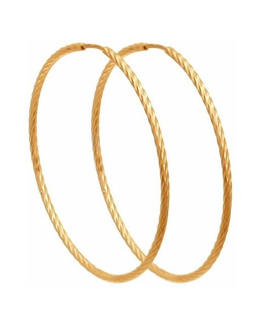 Яхонт Ювелирный Серьги-кольца из золота Арт. 5677