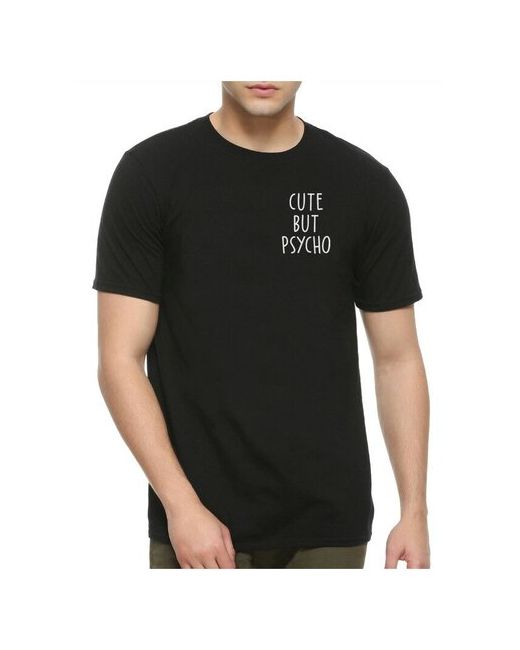 Dream Shirts Футболка DreamShirts Cute But Psycho Черная M