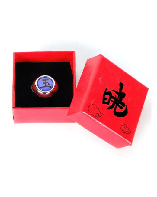 нет Кольцо Наруто Акацуки Сасори аксессуары косплей кольцо из металла в подарочной упаковке