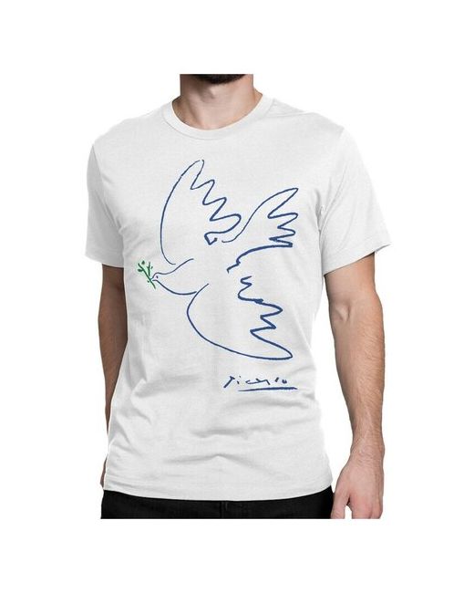 Dream Shirts Футболка Голубь Мира Пабло Пикассо S