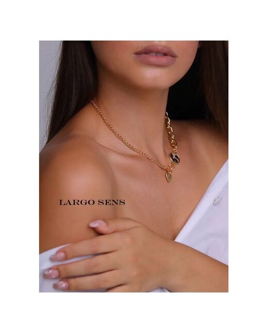 Largo Sens Цепочка с подвеской Принт леопард/Хит 2021 подвеска бижутерная сердце