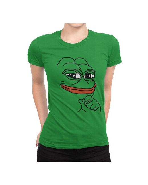 Dream Shirts Футболка DreamShirts Лягушонок Пепе Зеленая S