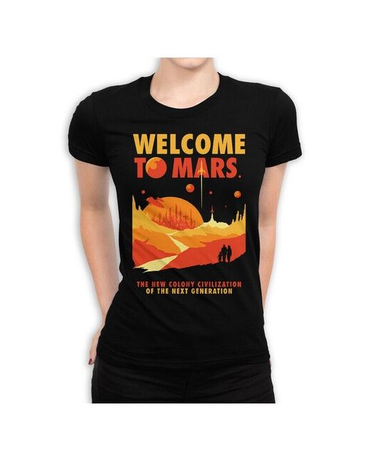 Dream Shirts Футболка DreamShirts Марс Черная 2XL