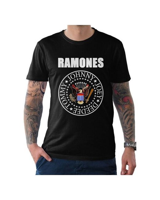 Dream Shirts Футболка DreamShirts Группа Ramones Черная S