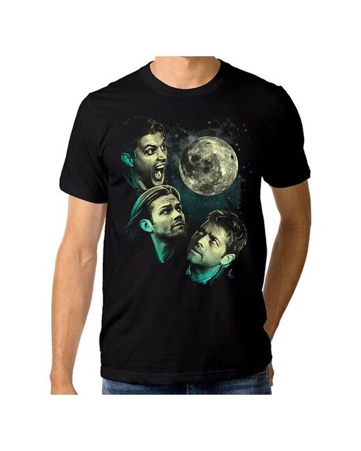 Dream Shirts Футболка Сверхъестественное Полнолуние черная XL