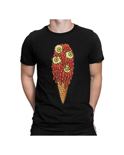 Dream Shirts Футболка Зомби Мороженое черная S