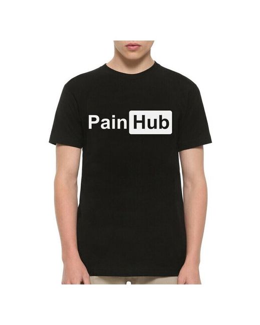 Dream Shirts Футболка DreamShirts Pain Hub черная XL