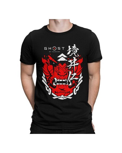 Dream Shirts Футболка DreamShirts Призрак Цусимы Ghost of Tsushima черная S