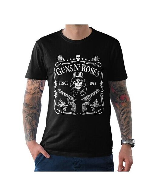 Dream Shirts Футболка DreamShirts Guns and Roses черная M
