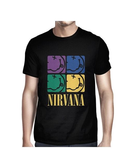 Dream Shirts Футболка DreamShirts Nirvana черная XS