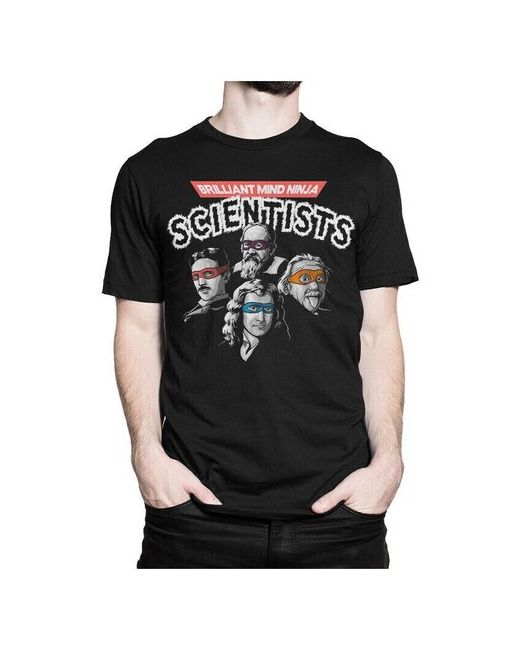 Dream Shirts Футболка DreamShirts Ученые-ниндзя черная XL